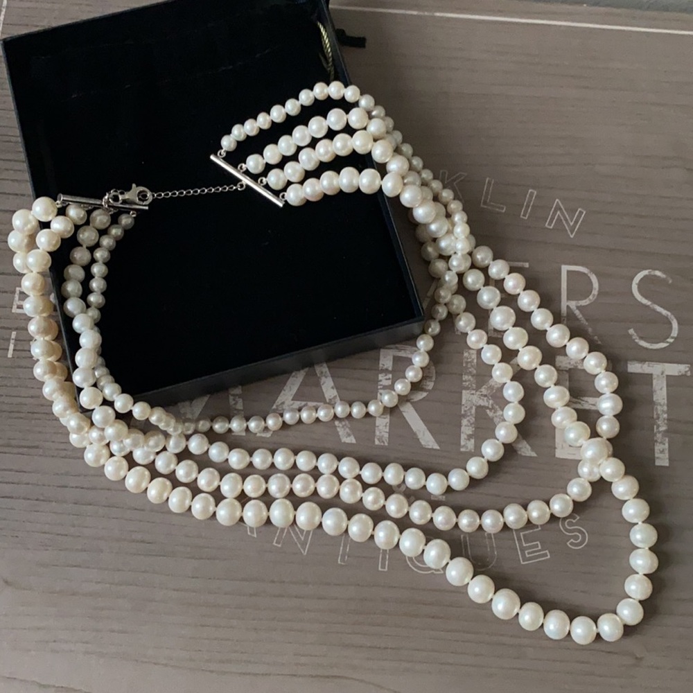 Fresh Water Pearl Strands, 4 strands, 6-10mm